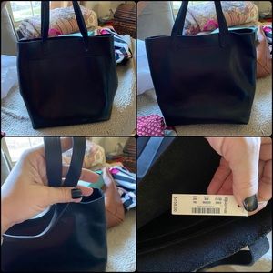 Madewell Transport totes black & brown read below